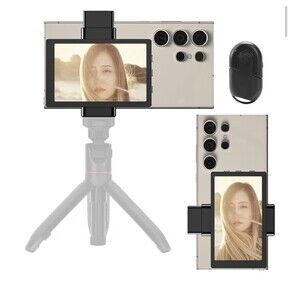Newmowa Phone Vlog Selfie Monitor Screen Magnetic Phone Holder Samsung Streaming